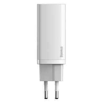 Wall charger - Quick Travel Charger Baseus GaN2 Lite USB+C 65W EU (white) CCGAN2L-B02 - quick order from manufacturer