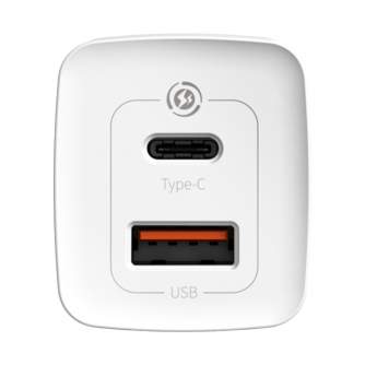 Wall charger - Quick Travel Charger Baseus GaN2 Lite USB+C 65W EU (white) CCGAN2L-B02 - quick order from manufacturer