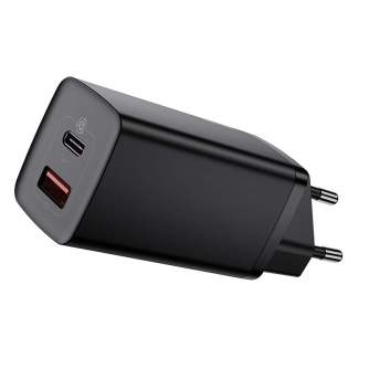 Wall charger - Quick Travel Charger Baseus GaN2 Lite USB+C 65W EU (black) CCGAN2L-B01 - quick order from manufacturer