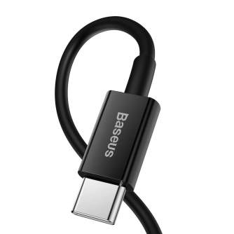 Kabeļi - Baseus Superior Series Cable USB-C to iP, 20W, PD, 1m (black) CATLYS-A01 - ātri pasūtīt no ražotāja