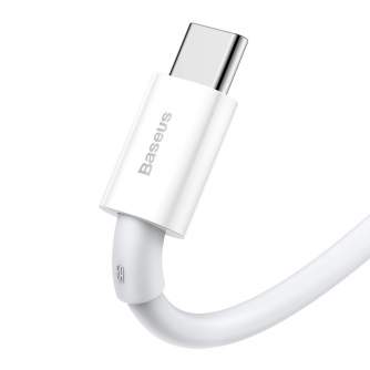 Cables - Baseus Superior Series Cable USB to USB-C, 66W, 1m (white) CATYS-02 - quick order from manufacturer