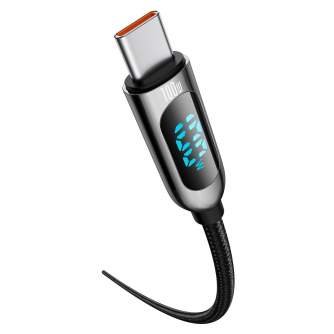 Kabeļi - Baseus Display Cable USB-C to Type-C 100W 1m (black) CATSK-B01 - купить сегодня в магазине и с доставкой