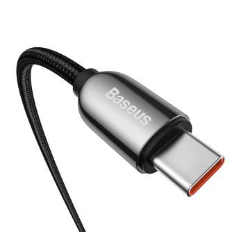 Kabeļi - Baseus Display Cable USB-C to Type-C 100W 1m (black) CATSK-B01 - купить сегодня в магазине и с доставкой