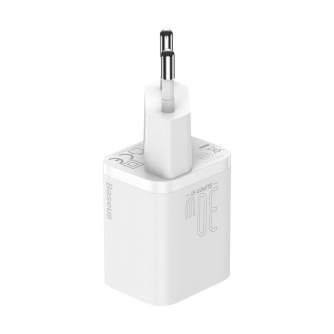 Wall charger - Quick Charger Baseus Super Si 1C 30W (white) CCSUP-J02 - quick order from manufacturer