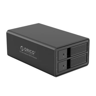 New products - Hard Drive Enclosure Orico for 2 bay 3.5" HDD USB 3.0 Type B 9528U3-EU-BK-BP - quick order from manufacturer