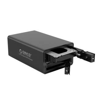 New products - Hard Drive Enclosure Orico for 2 bay 3.5" HDD USB 3.0 Type B 9528U3-EU-BK-BP - quick order from manufacturer