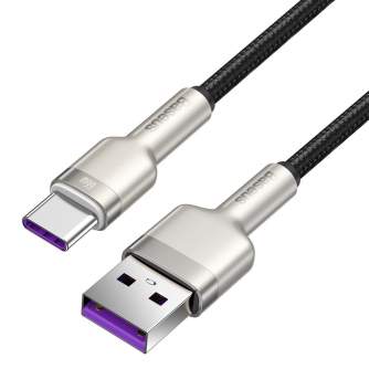 Кабели - USB cable for USB-C Baseus Cafule, 66W, 0.25m (black) CAKF000001 - быстрый заказ от производителя