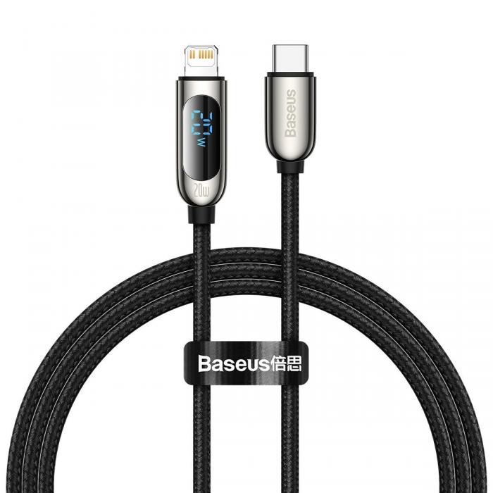 Discontinued - USB-C cable for Lightning Baseus Display, PD, 20W, 1m (black) CATLSK-01