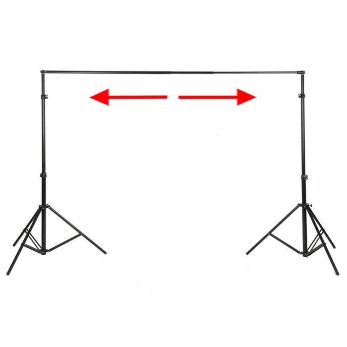 Background holders - Walimex XXL Background System, 190-465cm - quick order from manufacturer