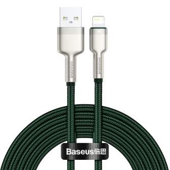 Discontinued - USB cable for Lightning Baseus Cafule, 2.4A, 2m (green) CALJK-B06