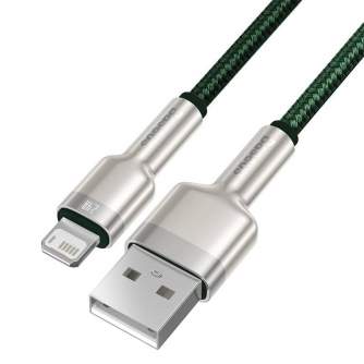 Discontinued - USB cable for Lightning Baseus Cafule, 2.4A, 2m (green) CALJK-B06