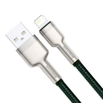 Discontinued - USB cable for Lightning Baseus Cafule, 2.4A, 2m (green) CALJK-B06