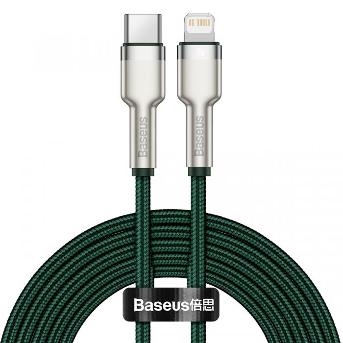 Kabeļi - Baseus USB-C cable for Lightning 2m (green) CATLJK-B06 - ātri pasūtīt no ražotāja