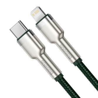 Cables - Baseus USB-C cable for Lightning 2m (green) CATLJK-B06 - quick order from manufacturer