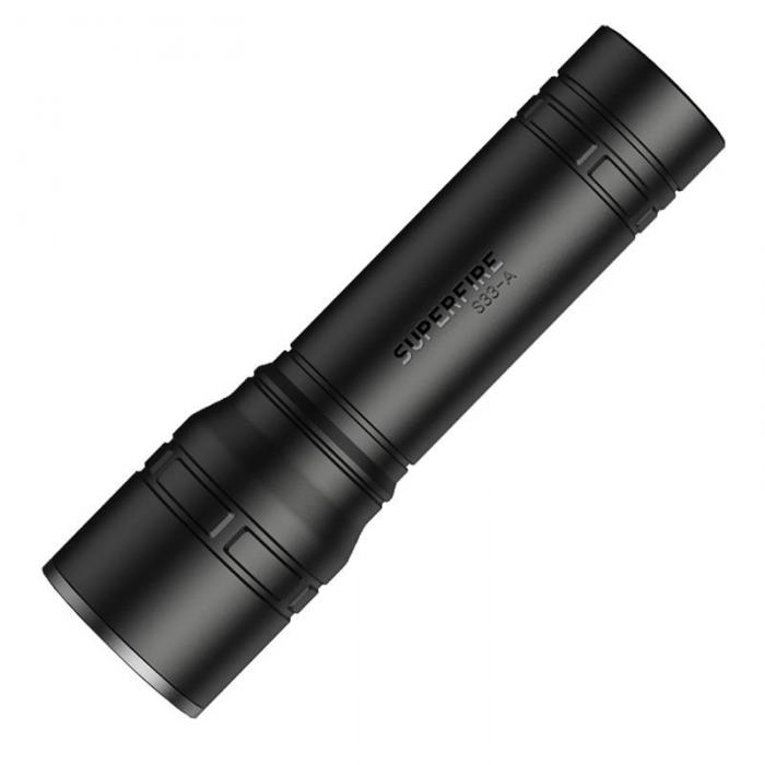 Hand Lights - Flashlight Superfire S33-A, USB (black) S33-A Black - quick order from manufacturer