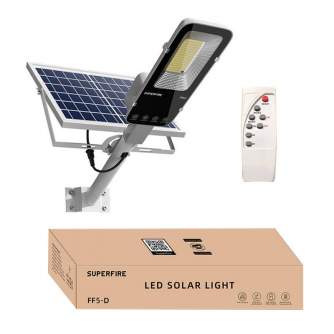 New products - Solar lamp Superfire FF5-D, 486W, 1400lm, 20000mAh FF5-D - quick order from manufacturer