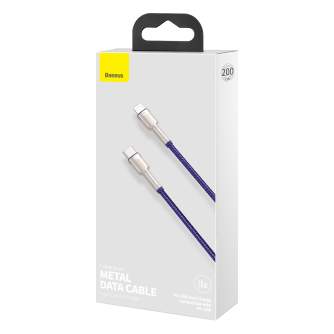 Kabeļi - Baseus Cafule Series USB-C cable for Lightning, 20W, 2m (purple) CATLJK-B05 - ātri pasūtīt no ražotāja