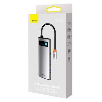 Sortimenta jaunumi - Baseus Hub Adapter 7in1 USB-C to 2x USB 3.0 + HDMI + USB-C PD WKWG020113 - ātri pasūtīt no ražotāja