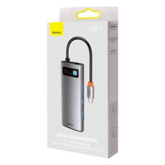 Docks & HUB - Adapteris 5in1 Baseus Hub USB-C uz 3x USB 3.0 HDMI USB-C PD WKWG020013 - ātri pasūtīt no ražotāja