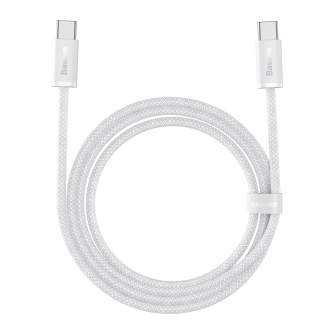 Kabeļi - Cable USB-C to USB-C Baseus, 100W, 2m (white) CALD000302 - ātri pasūtīt no ražotāja