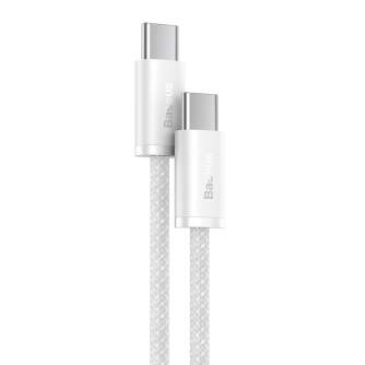 Кабели - Cable USB-C to USB-C Baseus, 100W, 2m (white) CALD000302 - быстрый заказ от производителя