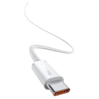 Kabeļi - Cable USB-C to USB-C Baseus, 100W, 1m (white) CALD000202 - ātri pasūtīt no ražotāja