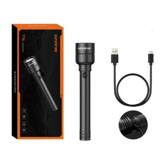 Lukturi - Flashlight Superfire Y16, 1700lm, USB-C Y16 - ātri pasūtīt no ražotāja