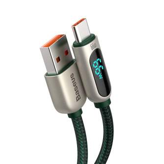 Discontinued - Baseus Display Cable USB to Type-C, 66W, 2m (green) CASX020106