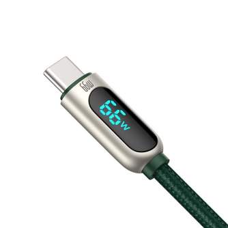 Discontinued - Baseus Display Cable USB to Type-C, 66W, 2m (green) CASX020106