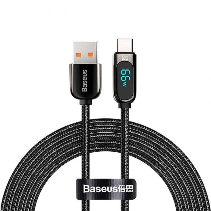 Cables - Baseus Display Cable USB to Type-C, 66W, 2m (black) CASX020101 - quick order from manufacturer