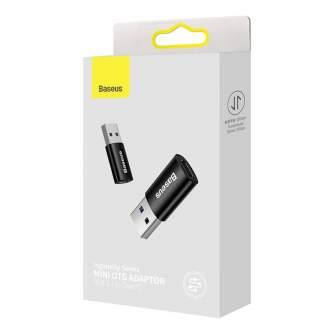 New products - Baseus Ingenuity USB-A to USB-C adapter OTG (black) ZJJQ000101 - quick order from manufacturer