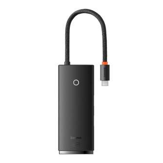 Новые товары - Hub 6w1 Baseus Lite Series USB-C to 2x USB 3.0 + USB-C PD + HDMI + SD/TF (black) WKQX050101 - быстрый заказ от пр