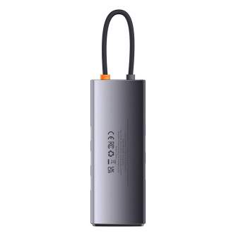 Sortimenta jaunumi - Hub 7in1 Baseus Metal Gleam Series, USB-C to 3x USB 3.0 + HDMI + USB-C PD + VGA + Ethernet RJ45 WKWG040013 - ātri pasūtīt no ražotāja