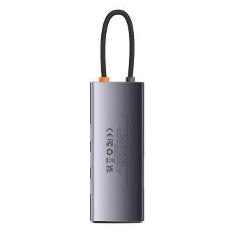 Sortimenta jaunumi - Hub 6in1 Baseus Metal Gleam Series, USB-C to 3x USB 3.0 + USB-C PD + microSD/SD WKWG030213 - ātri pasūtīt no ražotāja