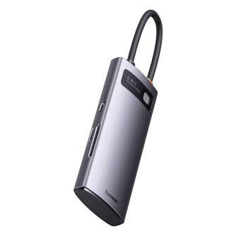 Новые товары - Hub 6in1 Baseus Metal Gleam Series, USB-C to 3x USB 3.0 + USB-C PD + microSD/SD WKWG030213 - быстрый заказ от пр