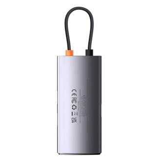 Новые товары - Hub 4in1 Baseus Metal Gleam Series, USB-C to 3x USB 3.0 + Ethernet RJ45 WKWG070113 - быстрый заказ от производите