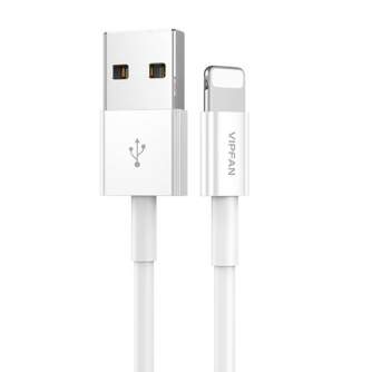 Kabeļi - USB to Lightning cable Vipfan X03, 3A, 1m (white) X03LT - быстрый заказ от производителя