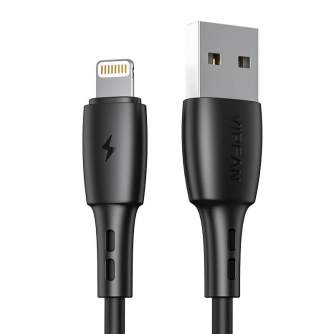 Discontinued - USB to Lightning cable Vipfan Racing X05, 3A, 2m (black) X05LT-2m-black