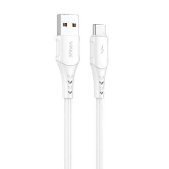 Discontinued - USB to USB-C cable Vipfan Colorful X12, 3A, 1m (white) X12TC