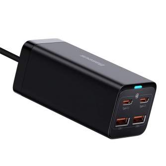 Kabeļi - Baseus GaN3 Pro wall charger 2xUSB-C + 2xUSB, 100W (black) CCGP000101 - ātri pasūtīt no ražotāja