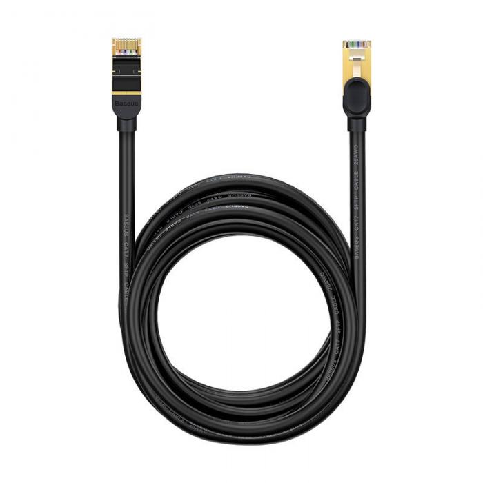 Video vadi, kabeļi - Baseus Ethernet RJ45, 10Gbps, 20m network cable (black) WKJS010901 - быстрый заказ от производителя