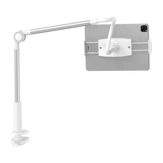 Telefonu statīvi - Phone / tablet rotary clip holder Baseus Otaku Life Rotary Pro (silver) LUZQ0000 - быстрый заказ от производи