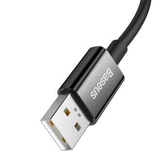 Cables - Baseus Superior Series Cable USB to USB-C, 65W, PD, 1m (black) CAYS000901 - quick order from manufacturer