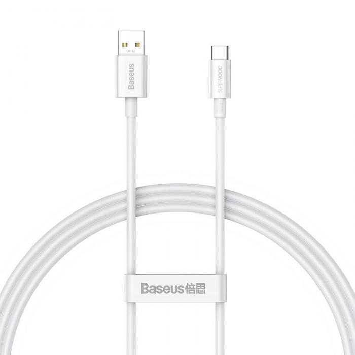 Discontinued - Baseus Superior Series Cable USB to USB-C, 65W, PD, 1m (white) CAYS000902