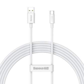 Kabeļi - Baseus Superior Series Cable USB to USB-C, 65W, PD, 2m (white) CAYS001002 - ātri pasūtīt no ražotāja