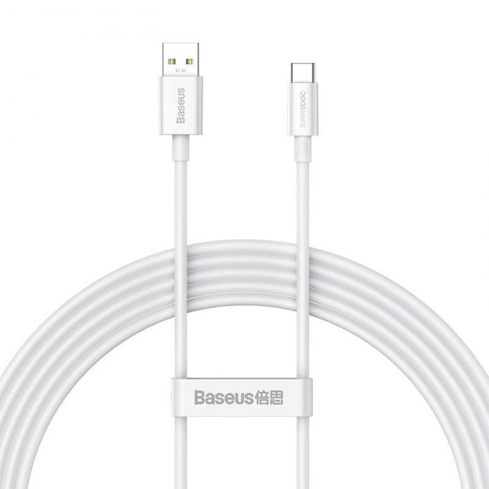 Cables - Baseus Superior Series Cable USB to USB-C, 65W, PD, 2m (white) CAYS001002 - quick order from manufacturer