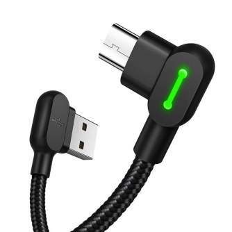 Кабели - USB to Micro USB cable Mcdodo CA-5280 LED, 0.5m (Black) CA-5770 - быстрый заказ от производителя