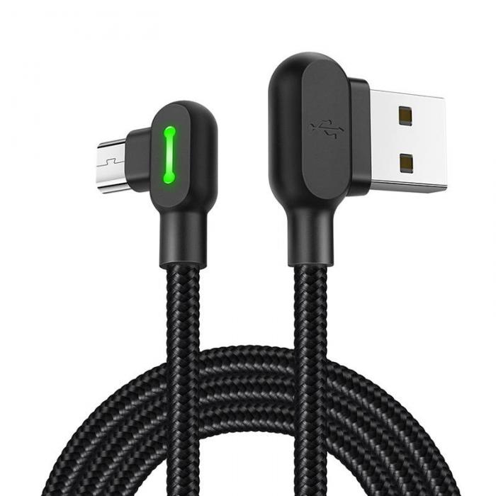 Cables - USB to Micro USB Cable Mcdodo CA-5280 LED, 1.2m (Black) CA-5771 - quick order from manufacturer