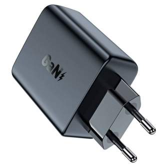 Wall charger - Wall charger Acefast A29 PD50W GAN 2x USB-C 50W (black) A29 black - quick order from manufacturer