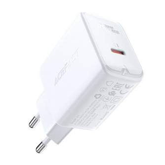 Wall charger - Wall Charger Acefast A1 PD20W, 1x USB-C (white) A1 white - quick order from manufacturer